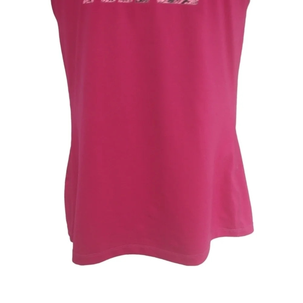 Nike Pro Dry Fit Top V Neck  Hot Pink M - Picture 6 of 9